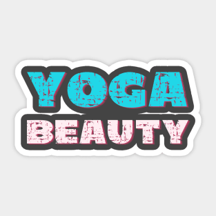 Yoga beauty Sticker